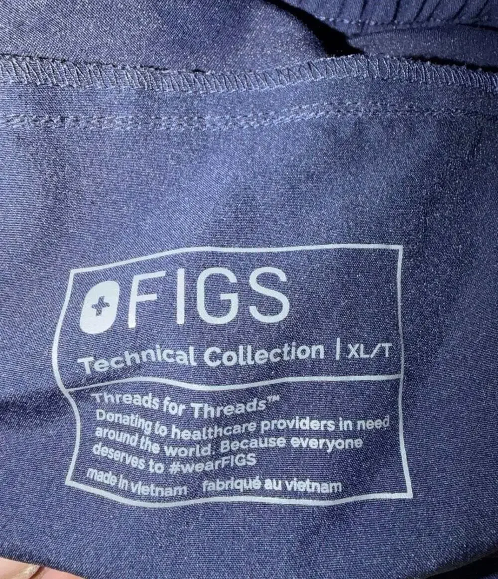 FIGS Technical Collection Jogger Scrub Pants Navy Blue Size XL/T